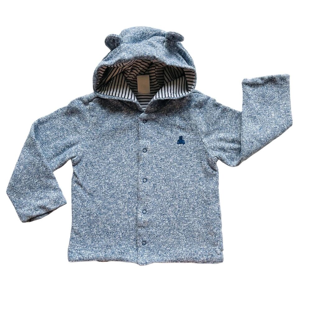 Baby Gap Button Up Hooded Sweater Size 18-24 months